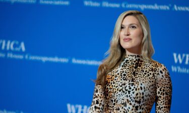 Reporter Olivia Nuzzi arrives for the White House Correspondents' Association dinner at the Washington Hilton in Washington