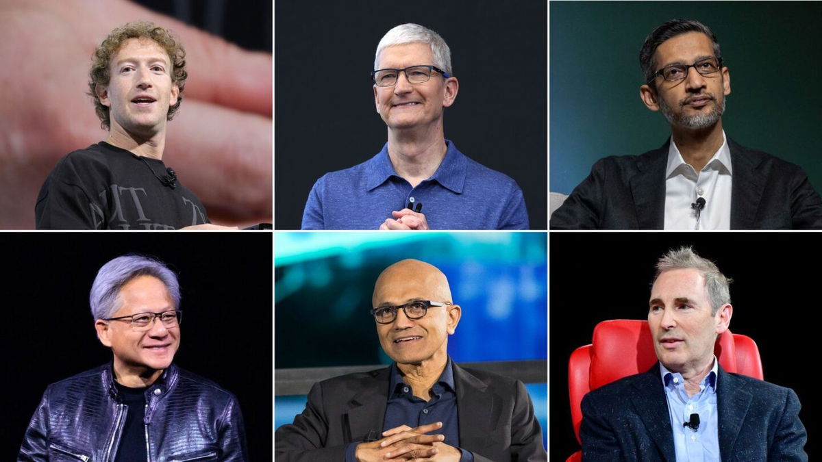 <i>Manuel Orbegozo/Carlos Barria/Reuters/Justin Sullivan/Jerod Harris/Ben Kriemann/Josh Edelson/AFP/Getty Images via CNN Newsource</i><br/>Silicon Valley’s biggest names are about to reveal if their massive artificial intelligence investments are paying off or just burning cash. Left to right