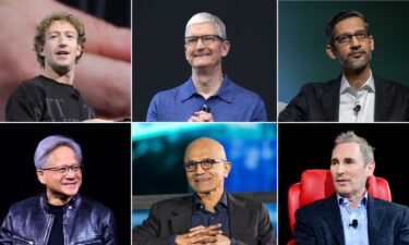 Silicon Valley’s biggest names are about to reveal if their massive artificial intelligence investments are paying off or just burning cash. Left to right