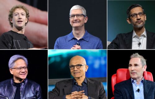 Silicon Valley’s biggest names are about to reveal if their massive artificial intelligence investments are paying off or just burning cash. Left to right