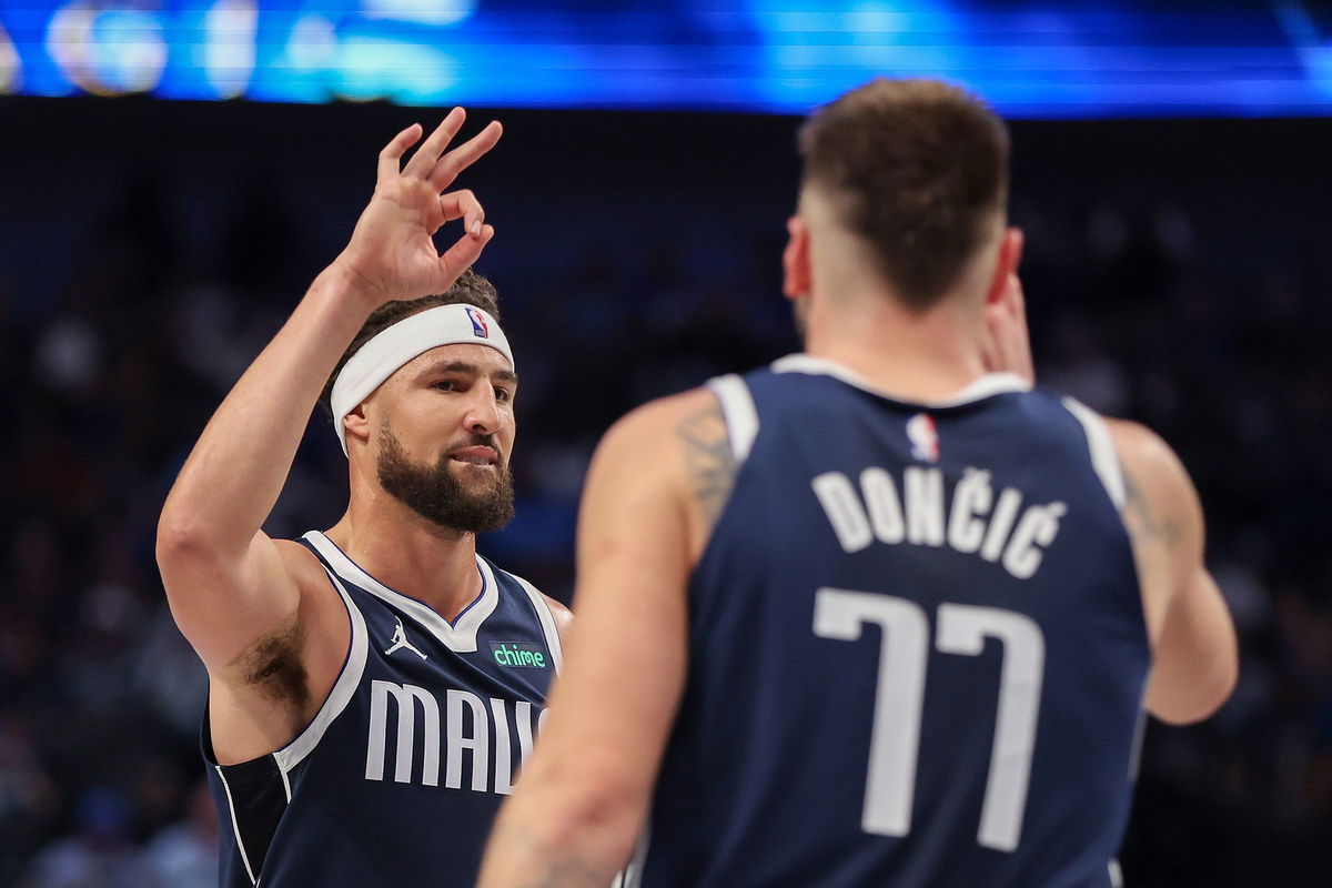 <i>Sam Hodde/Getty Images via CNN Newsource</i><br/>Klay Thompson impressed in his first NBA game for the Dallas Mavericks.