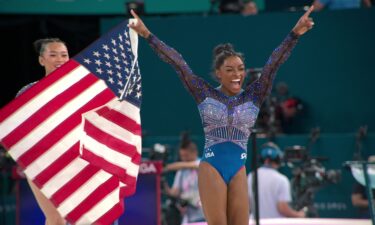 Simone Biles in 'Simone Biles Rising.'