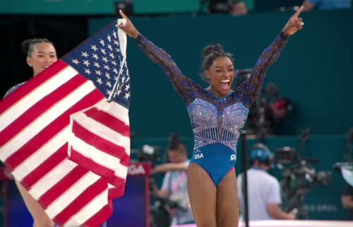 Simone Biles in 'Simone Biles Rising.'