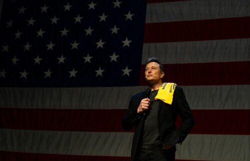 SpaceX and Tesla CEO Elon Musk speaks at a town hall with Republican candidate for Senate Dave McCormick at the Roxian Theater in Pennsylvania