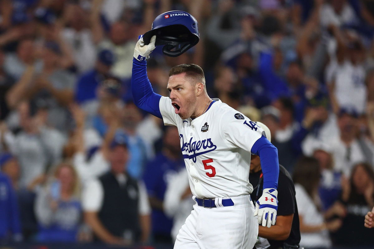 <i>Maddie Meyer/Getty Images via CNN Newsource</i><br/>Freddie Freeman lifts Los Angeles Dodgers to a  6-3 victory in Game 1 of the 2024 World Series after a walk-off grand slam in extra innings.