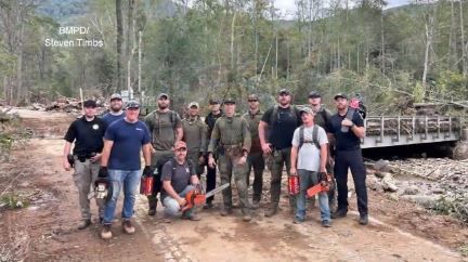 <i>Black Mountain Police Department/WLOS via CNN Newsource</i><br/>The Black Mountain Police Department formulated a 10-minute video that captures the unsealed scenes of what took place during the height of Hurricane Helene.