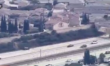 A suspect in a stolen Mercedes SUV drove the wrong way on the SB 405 freeway during a police chase in the Inglewood area.