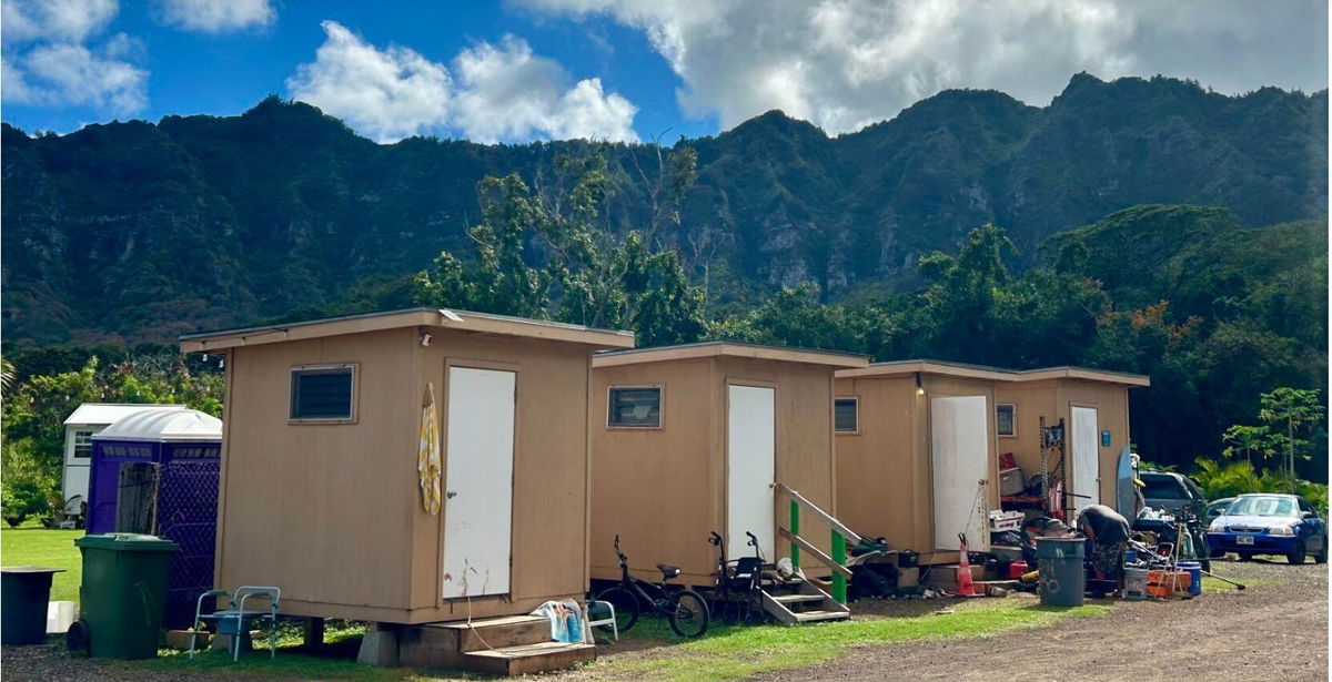 <i>KITV via CNN Newsource</i><br/>A Waimanalo village for houseless residents will soon start the move to higher ground due to a flood zone.