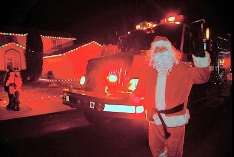 Santa Express rolls through Bend neighborhoods, collecting canned goods, toys and warm clothing for those in need. 