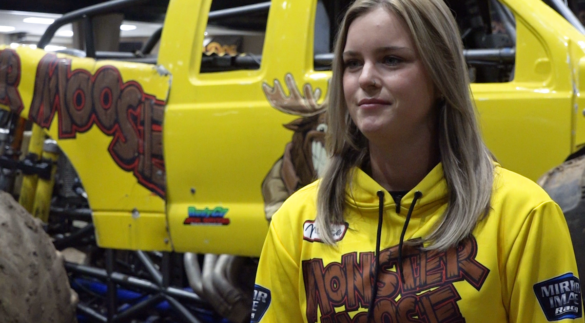 Monster truck driver Kylie  Thurber talks about how she fell in love with the motorsport. 