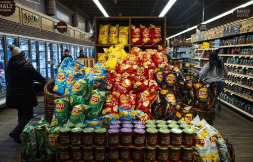 PepsiCo Inc.'s FritoLay branded products at a supermarket in Latham