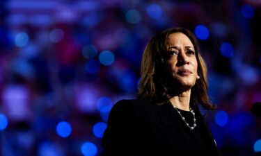 Vice President Kamala Harris attends a campaign rally in Madison