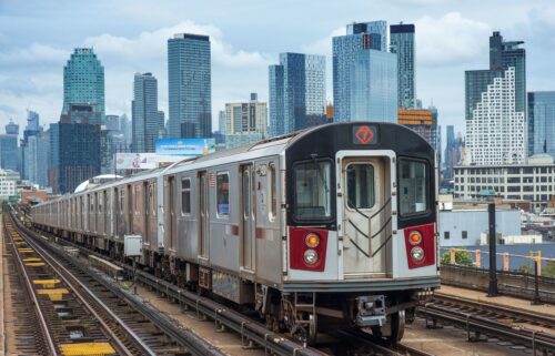 The 7 Train rolls in Queens