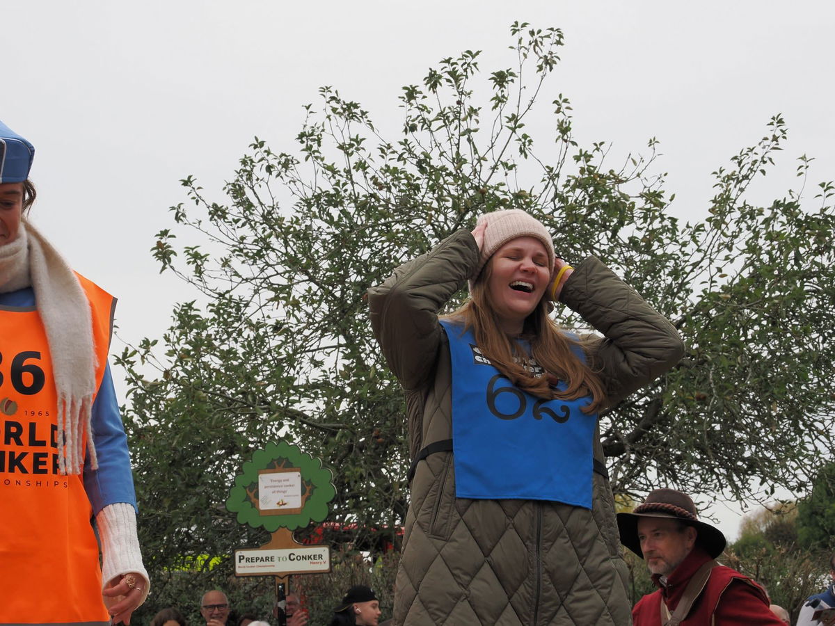 <i>Courtesy David Hodson via CNN Newsource</i><br/>Kelci Banschbach stands in disbelief having won the women’s final.