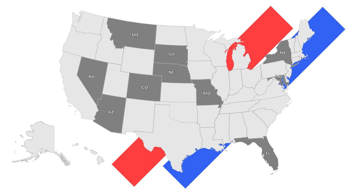 <i>CNN via CNN Newsource</i><br/>Ten states have reproductive rights measures on the ballot this November. All aim to protect or strengthen abortion rights