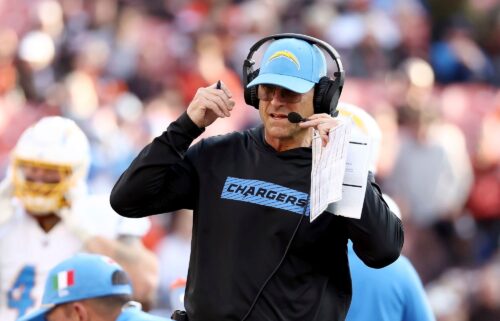 The Chargers are 5-3 in Harbaugh's debut season with the team.