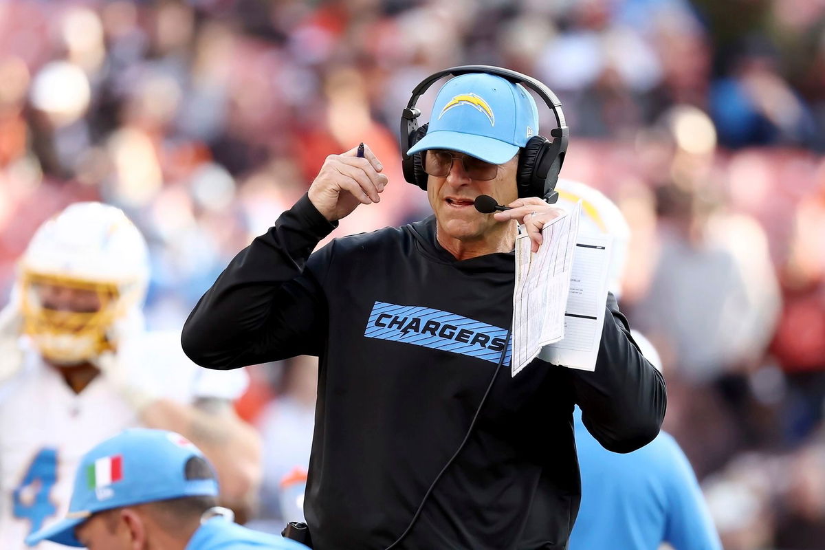 <i>Kirk Irwin/AP via CNN Newsource</i><br/>The Chargers are 5-3 in Harbaugh's debut season with the team.