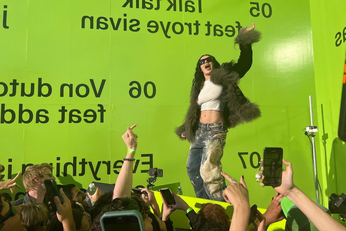 <i>Maria M. Silva/Albany Times Union/Hearst Newspapers/Getty Images via CNN Newsource</i><br/>Charli XCX shared her new remix album with a few hundred fans at a special event at Storm King in New Windsor