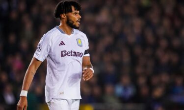 Tyrone Mings was substituted in the 66th minute of the Champions League match.