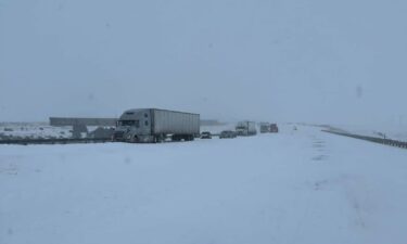 Many drivers were stuck on US Highway 64/87 near Des Moines