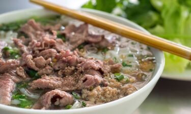 Beef is simmered for hours with cinnamon