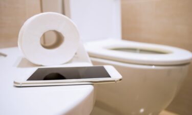 Leave your devices behind when you head to the bathroom