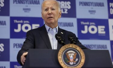 President Joe Biden speaks at an event in Scranton