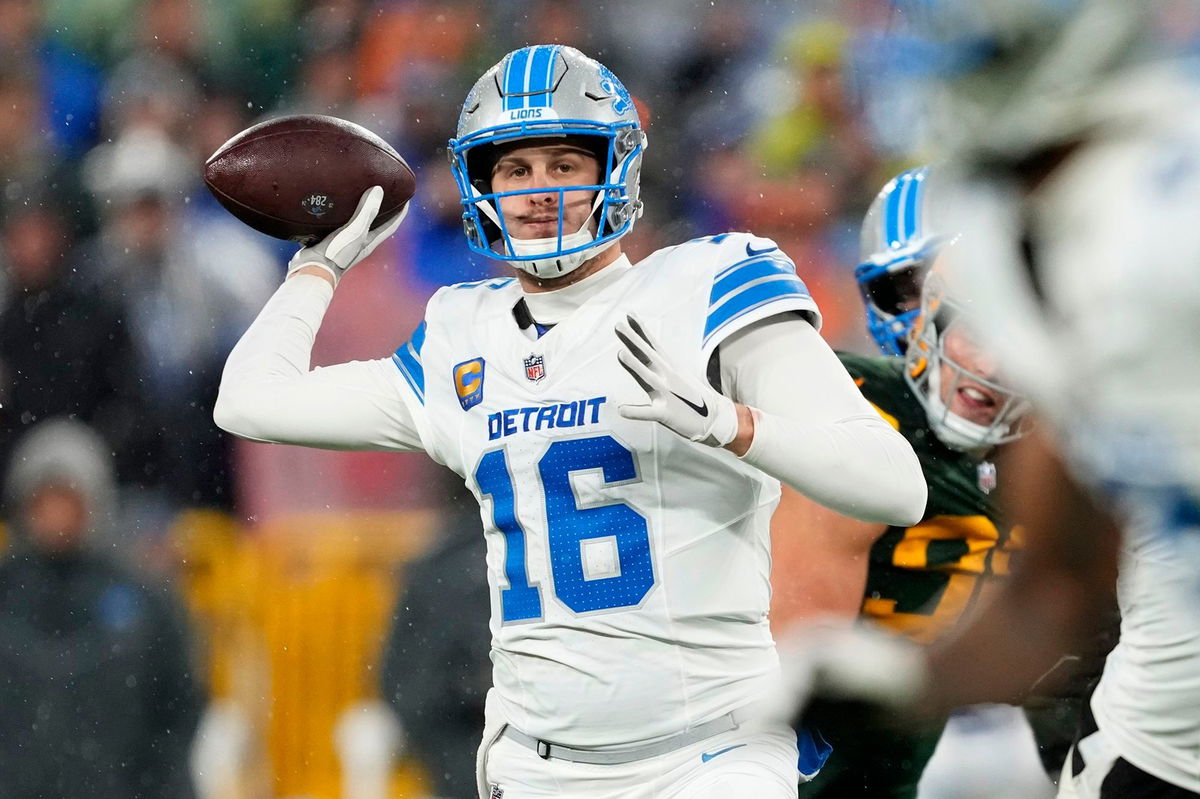 <i>Patrick McDermott/Getty Images via CNN Newsource</i><br/>Goff has been incredibly accurate during Detroit's six-game winning streak.