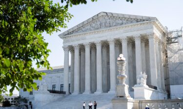 The US Supreme Court is seen on the first day of a new term on October 7 in Washington