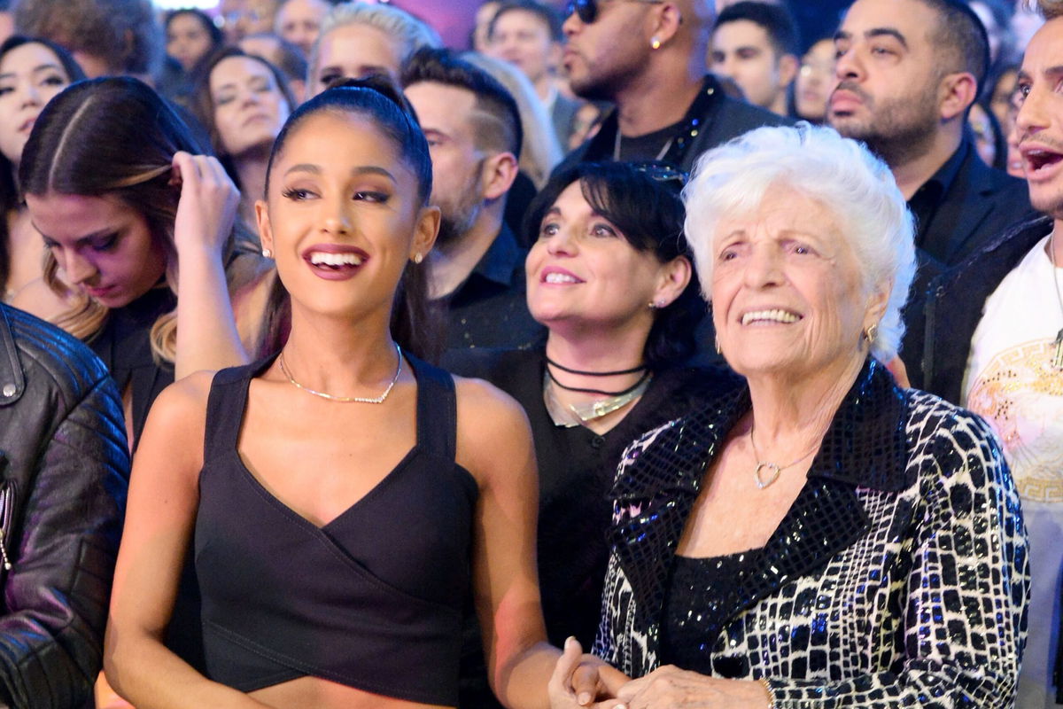 <i>Kevin Mazur/AMA2016/WireImage/Getty Images via CNN Newsource</i><br/>Ariana Grande and Marjorie 'Nonna' Grande at the 2016 American Music Awards in Los Angeles.