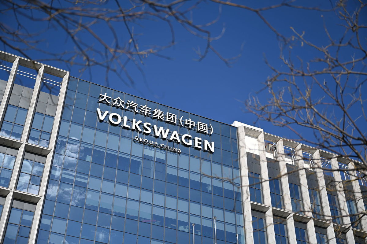 <i>Johannes Neudecker/picture alliance/Getty Images via CNN Newsource</i><br/>A Volkswagen building in Beijing is pictured in November.