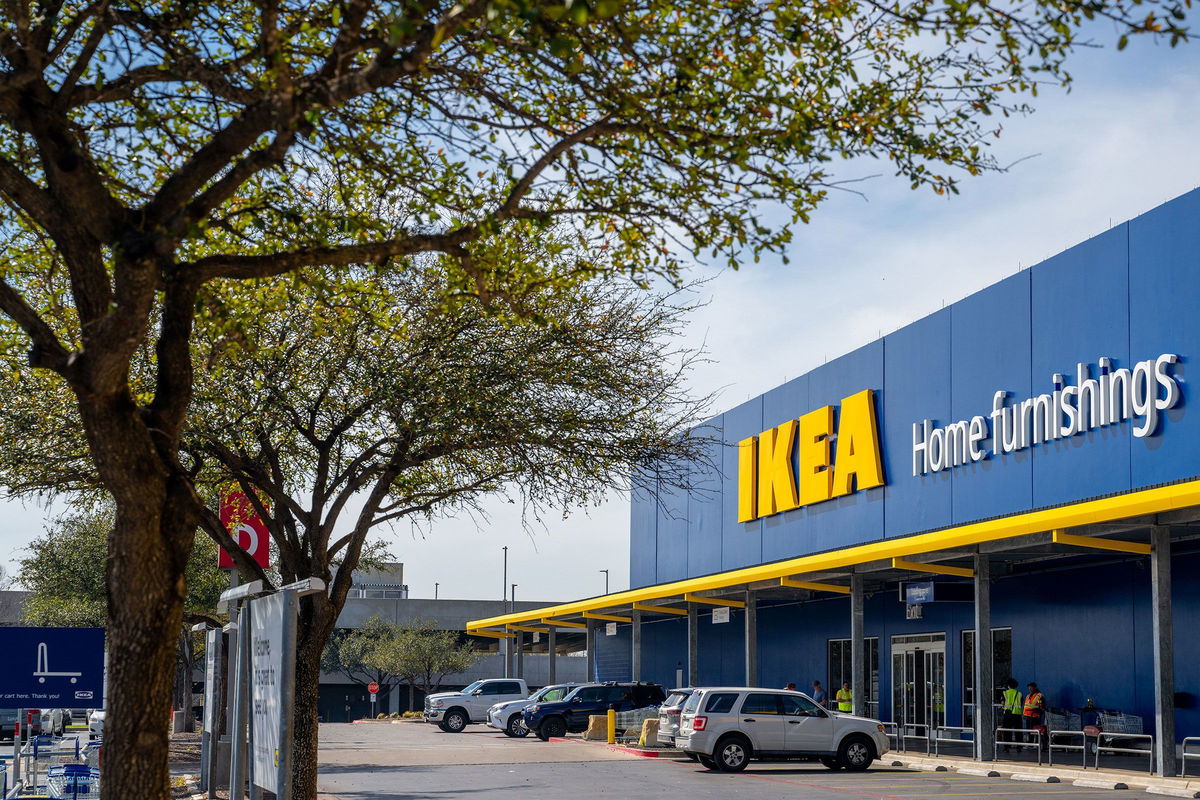 <i>Brandon Bell/Getty Images/File via CNN Newsource</i><br/>An Ikea furniture store in Round Rock