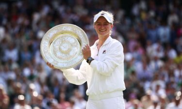 Barbora Krejcikova won her first Wimbledon title in 2024.