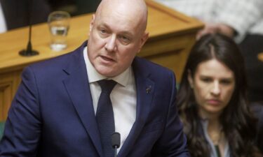 New Zealand's Prime Minister Christopher Luxon gives an apology in Parliament for the abuse of children and vulnerable adults in care