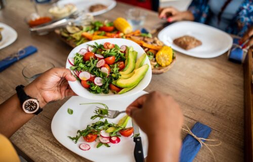 Avoiding ultraprocessed foods and eating more fruits and vegetables such as a fresh salad is one way to combat the risk of developing diabetes.