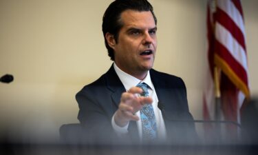 Rep. Matt Gaetz speaks on Capitol Hill on July 23