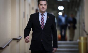 Rep. Matt Gaetz at the Capitol on October 9