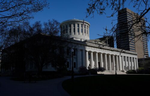 The Ohio Statehouse is seen in Columbus