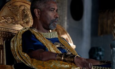 Denzel Washington plays Macrinus in "Gladiator II" from Paramount Pictures.