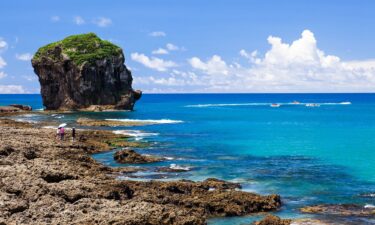 Taiwan's Kenting National Park is famed for its unusual rock formations.