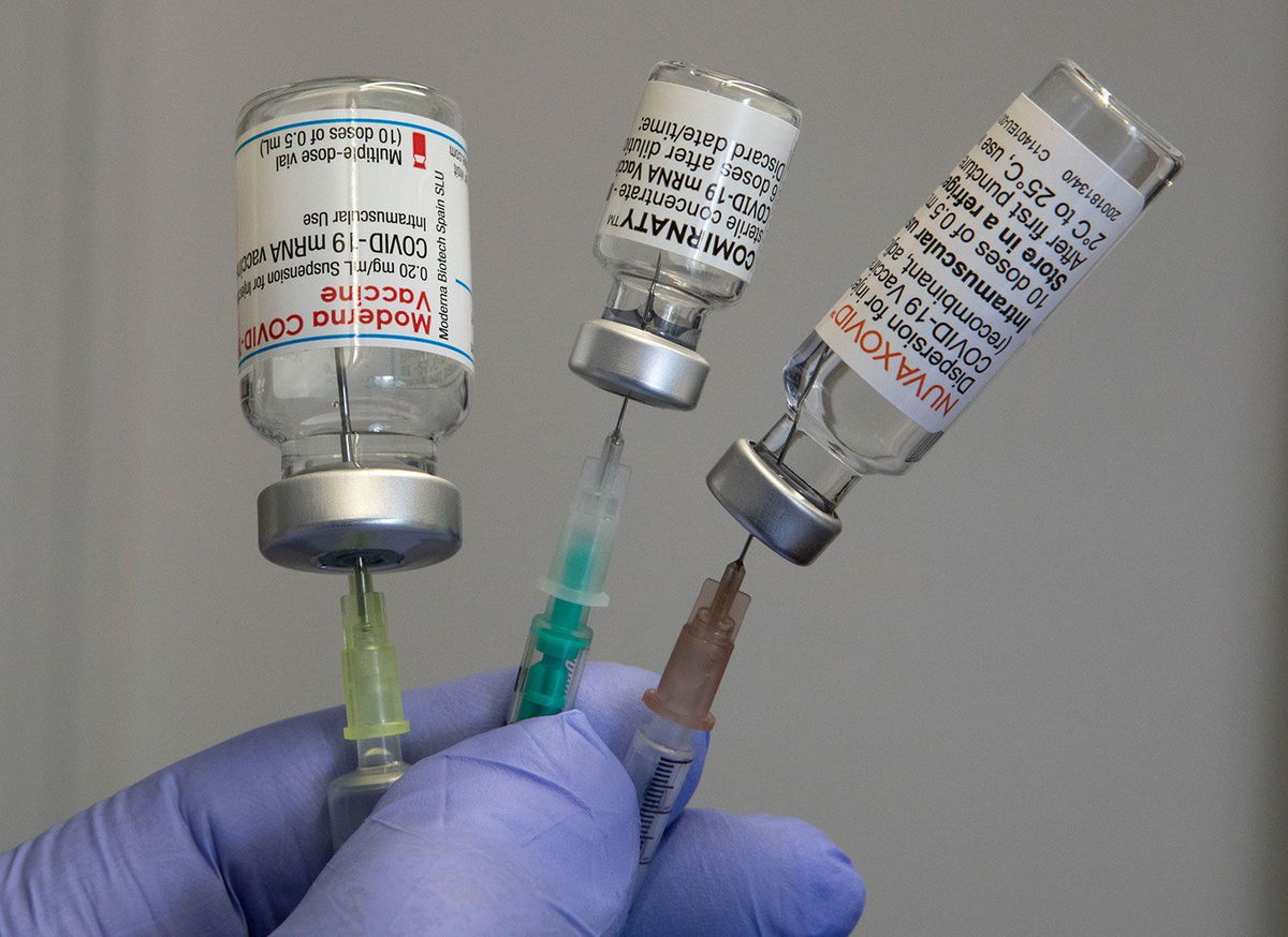 <i>Ulrich Baumgarten/Getty Images/File via CNN Newsource</i><br/>Original vaccination vials from Moderna