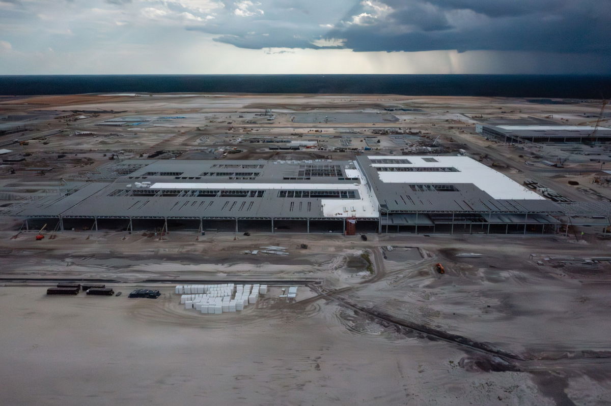 <i>Bloomberg/Bloomberg/Bloomberg via Getty Images via CNN Newsource</i><br/>The Hyundai electric vehicle assembly and battery plant — photographed while under construction in Ellabell