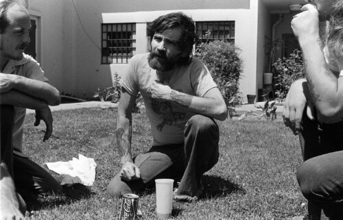 American criminal Charles Manson at California Medical Facility