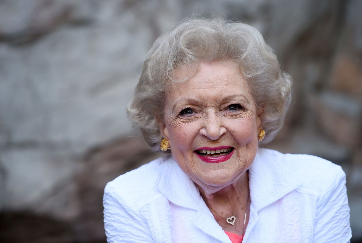 <i>Amanda Edwards/WireImage/Getty Images via CNN Newsource</i><br/>Betty White is pictured at the Greater Los Angeles Zoo Association's (GLAZA) 45th Annual Beastly Ball at the Los Angeles Zoo on June 20