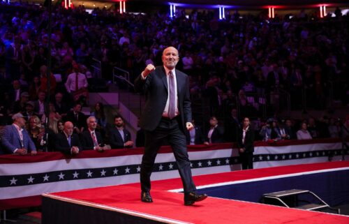 CEO of Cantor Fitzgerald Howard Lutnick attends a rally for Republican presidential nominee and former President Donald Trump