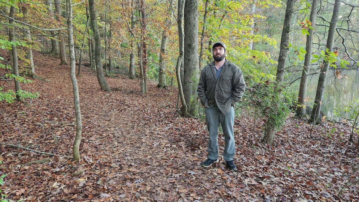 <i>Holly Yan/CNN via CNN Newsource</i><br/>UGA graduate Calvin Pettyjohn walks through Oconee Forest Park several times a week to clear his mind. But like others