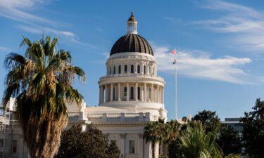 The dome is photographed at the California State Capitol on August 5 in Sacramento