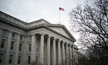 The US Department of Treasury in Washington