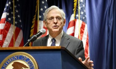 Attorney General Merrick Garland addresses members of the US Attorney's Office for the Southern District of New York on November 18 in New York City. Garland told career prosecutors Monday that they are the “backbone” of the Justice Department.