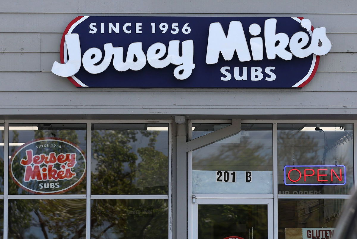 <i>Justin Sullivan/Getty Images via CNN Newsource</i><br/>Jersey Mike's Subs is selling a significant portion of its business to Blackstone.